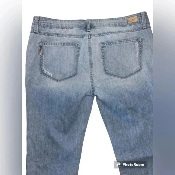 Paige Naomi Destroyed Light Wash Jean Size 29 - Picture 6 of 6